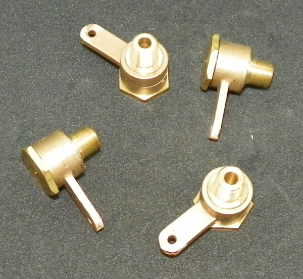 Cylinder Cocks, 2-1/2 scale, set of 4