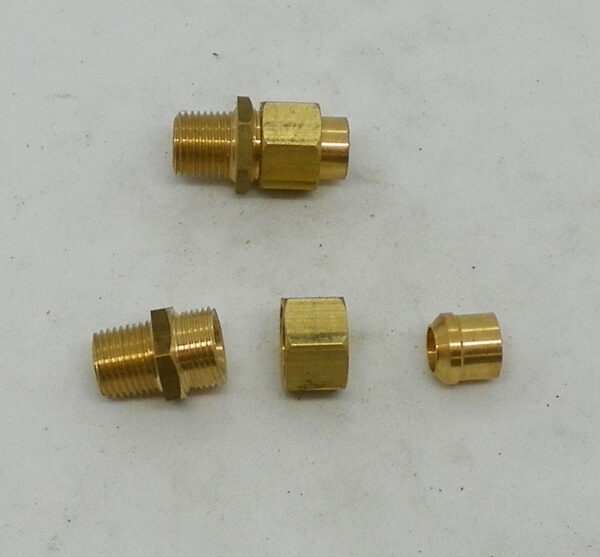 Union Adapter, 1/4-40 MTP (M) – 1/4 Solder Socket (F)