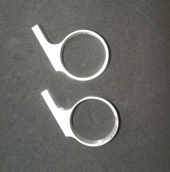 Whistle Mounting Rings, 1-1/2″ dia. (price per pair)