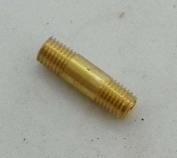 Nipple, 3/16 MTP, Long Brass